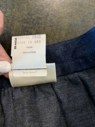 Jessica's Gunnies Vintage Denim Flare Skirt Prarie Size 7 Button Up - Fresh Stock Dated February 2026