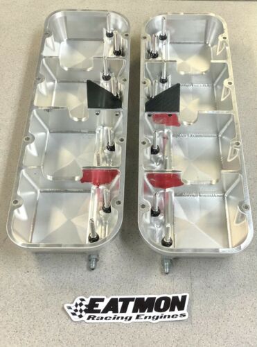 Billet Aluminum Dodge Mopar R5 P7 Valve Covers with Spring Oilers - Fresh Stock Dated February 2026