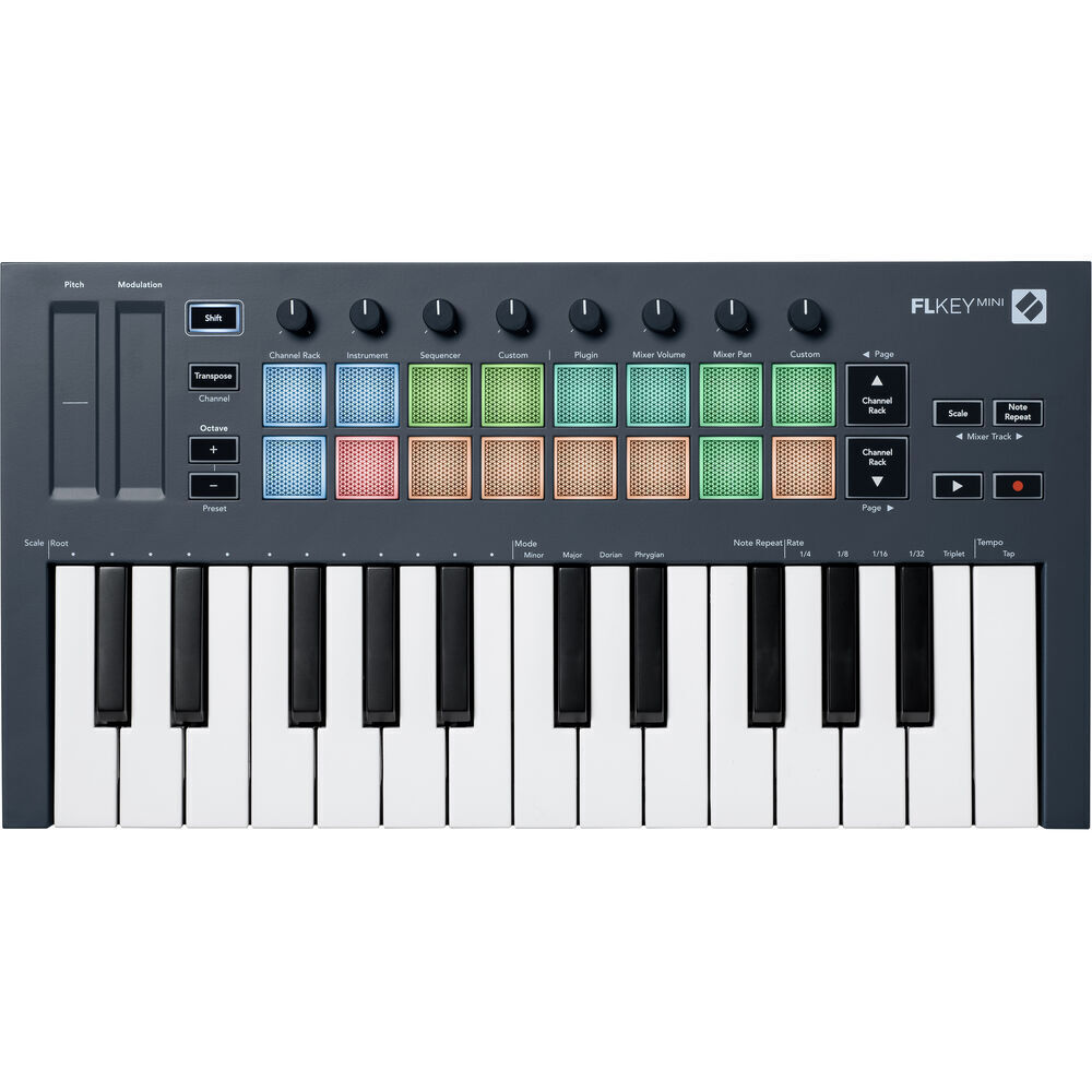 Novation FLkey Mini USB MIDI Keyboard Controller for FL Studio (25-Mini Keys) - Fresh Stock Dated February 2026