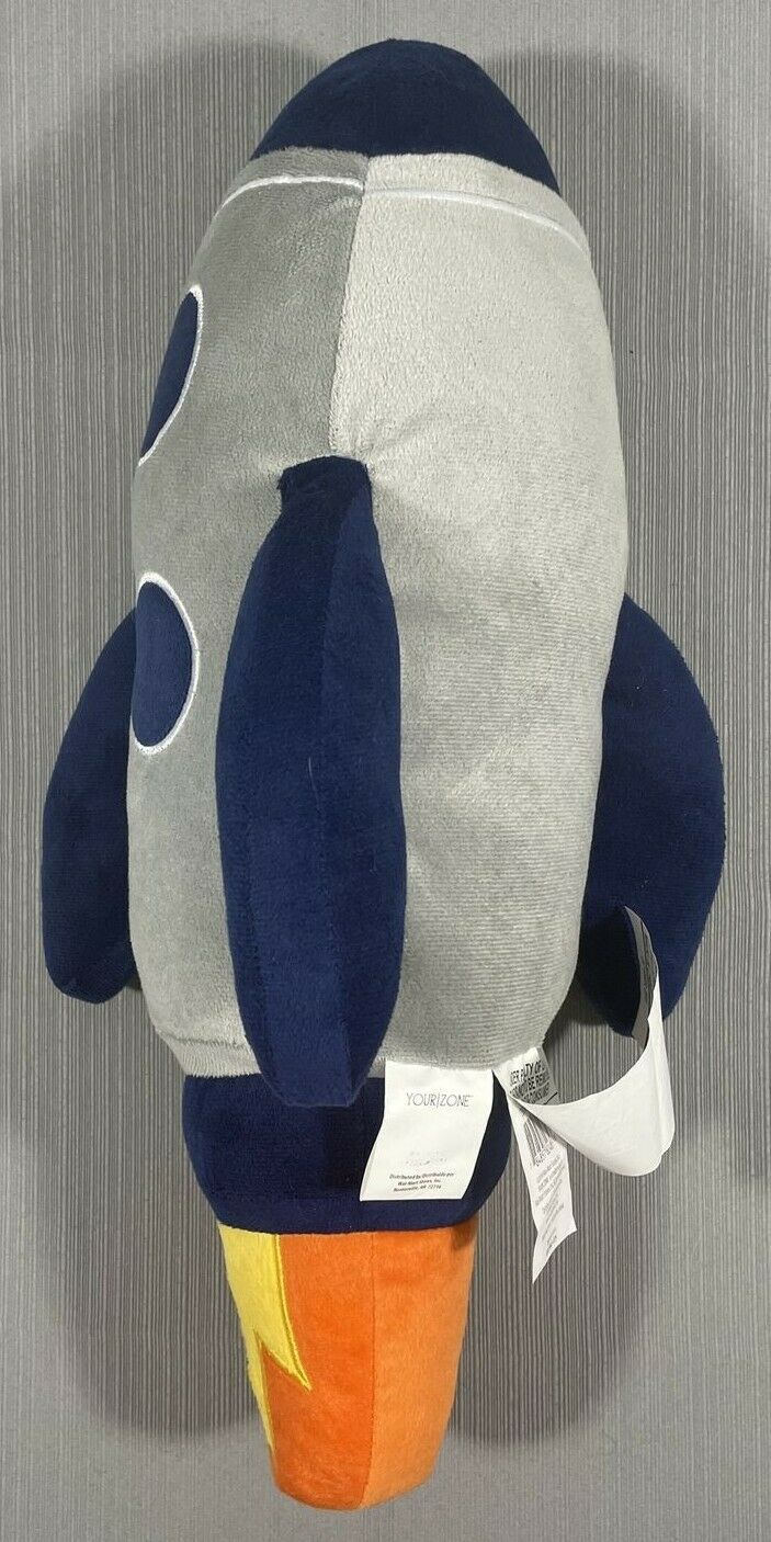 Your Zone Rocket Plush Spaceship Pillow (19