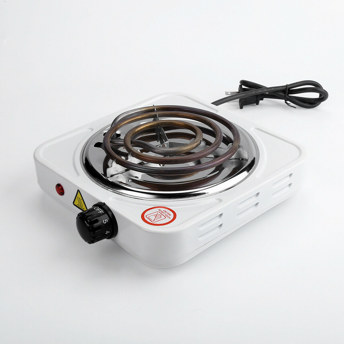 Electric Stove Single/Dual Burner Portable Compact Small Hot Plate Dorm Travel - Fresh Stock Dated February 2026