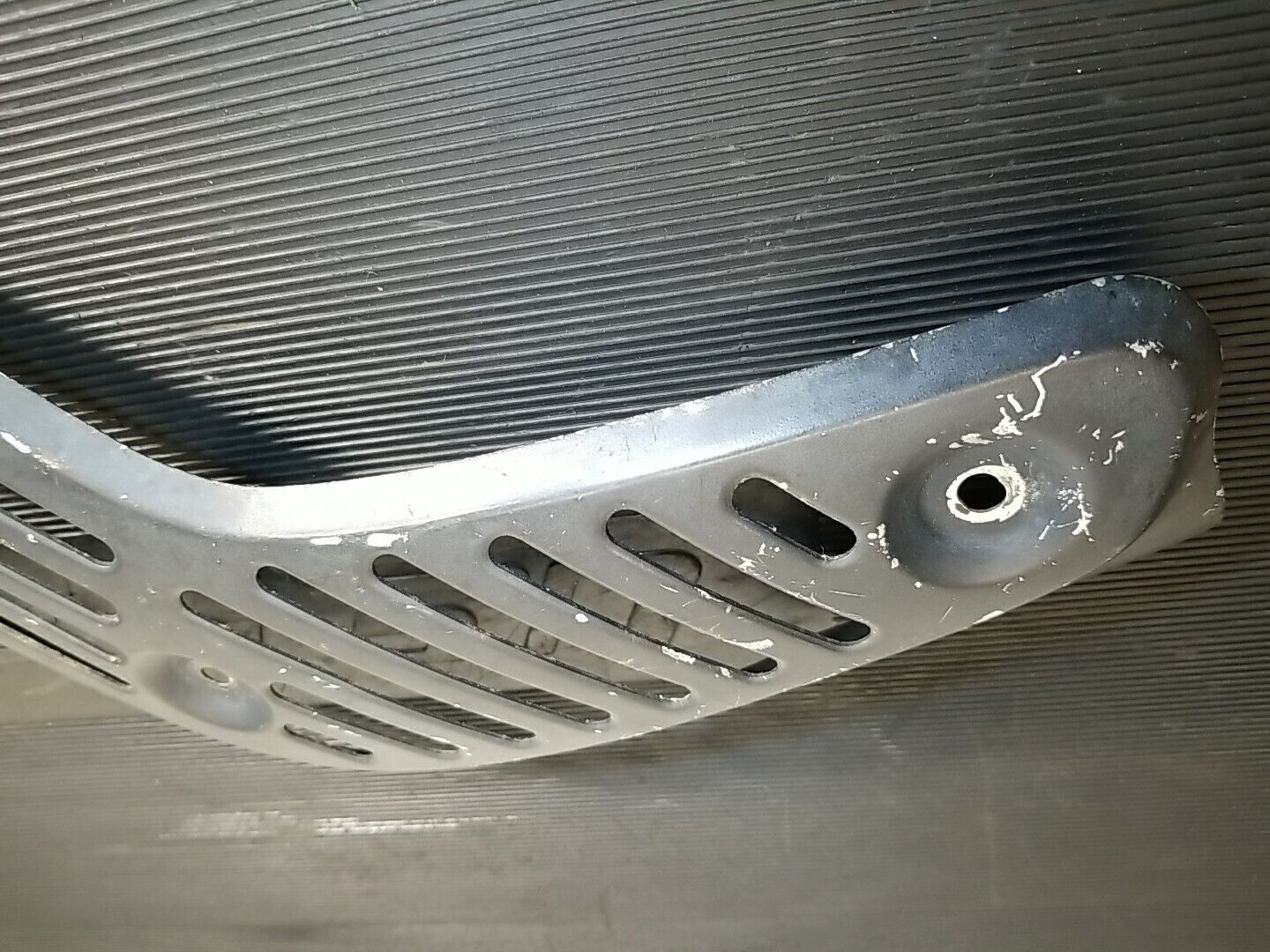 1986-1989 Honda TRX 250R used Exhaust Heat Shield 18319-HB9-003 - Fresh Stock Dated February 2026