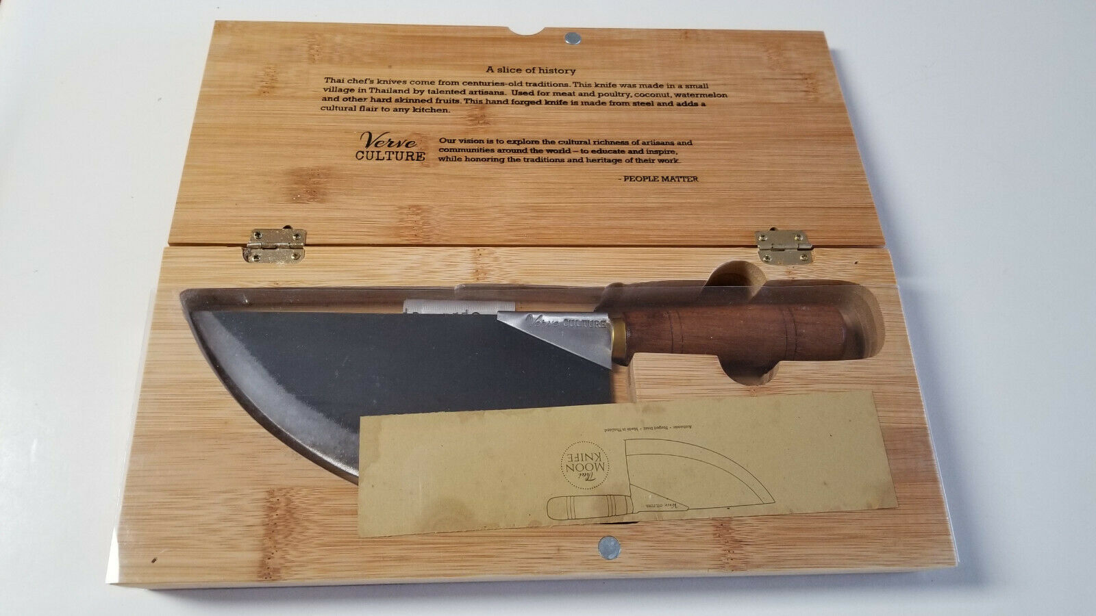 THAI MOON KNIFE VERVE CULTURE - Fresh Stock Dated December 2025