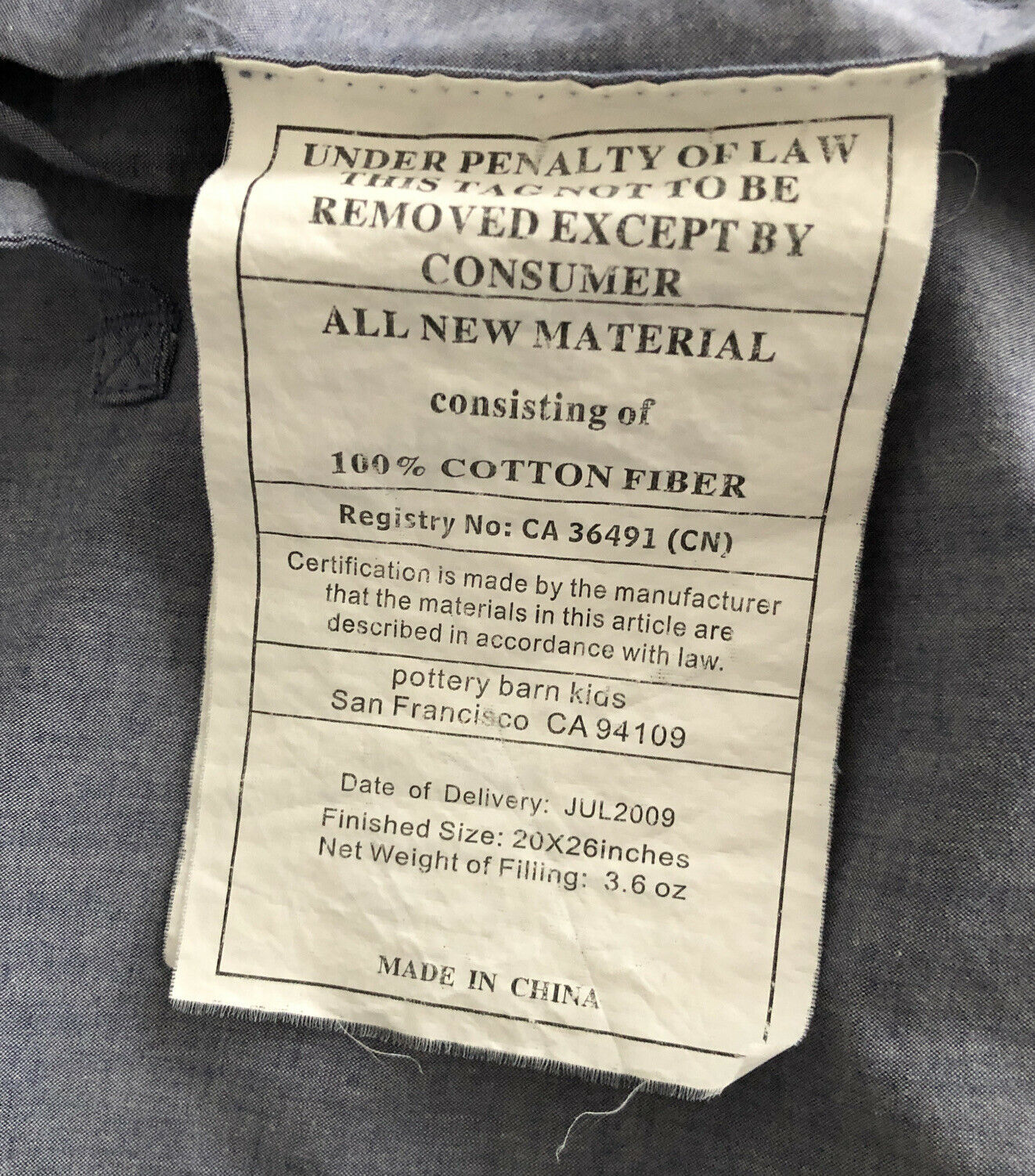 Pottery Barn Kids 2 Standard Baseball Pillow Shams Quilted Blue Red Green Brown - Fresh Stock Dated December 2025