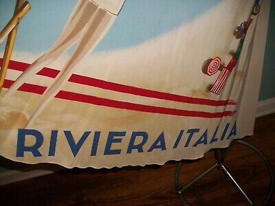 VINTAGE 1990'S SPRING 1993 RALPH LAUREN BLUE LABEL SILK SKIRT RIVIERA ITALIA S M - Fresh Stock Dated December 2025