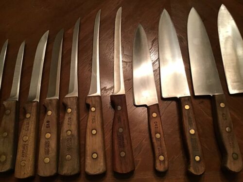 Lot 15 Vtg Chicago Cutlery Knives 100S 107S 62S 61S 65S 78S C42 42S Santoku Chef - Fresh Stock Dated December 2025