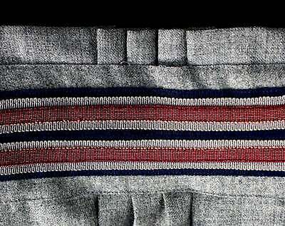 Size 10 Thierry Mugler Pants 1970s Boho Ladies Gaucho Trouser Gray Wool Ribbon - Fresh Stock Dated March 2026