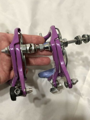 DIA COMPE NIPPON 883 BRAKE CALIPER FRONT AND REAR LAVENDER PURPLE OLD SCHOOL BMX - Fresh Stock Dated December 2025