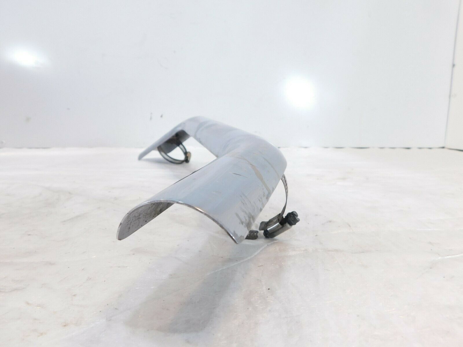 Harley Davidson FXD Dyna Chrome Rear Exhaust Header Pipe Heat Shield Cover - Fresh Stock Dated February 2026