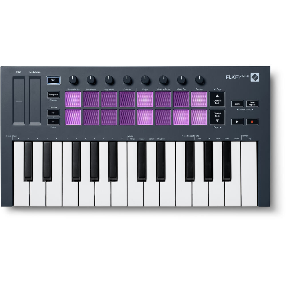 Novation FLkey Mini USB MIDI Keyboard Controller for FL Studio (25-Mini Keys) - Fresh Stock Dated February 2026