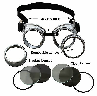 Costume Adventure Adult or Child Costume Goggles Costume Glasses Prop - Fresh Stock Dated February 2026