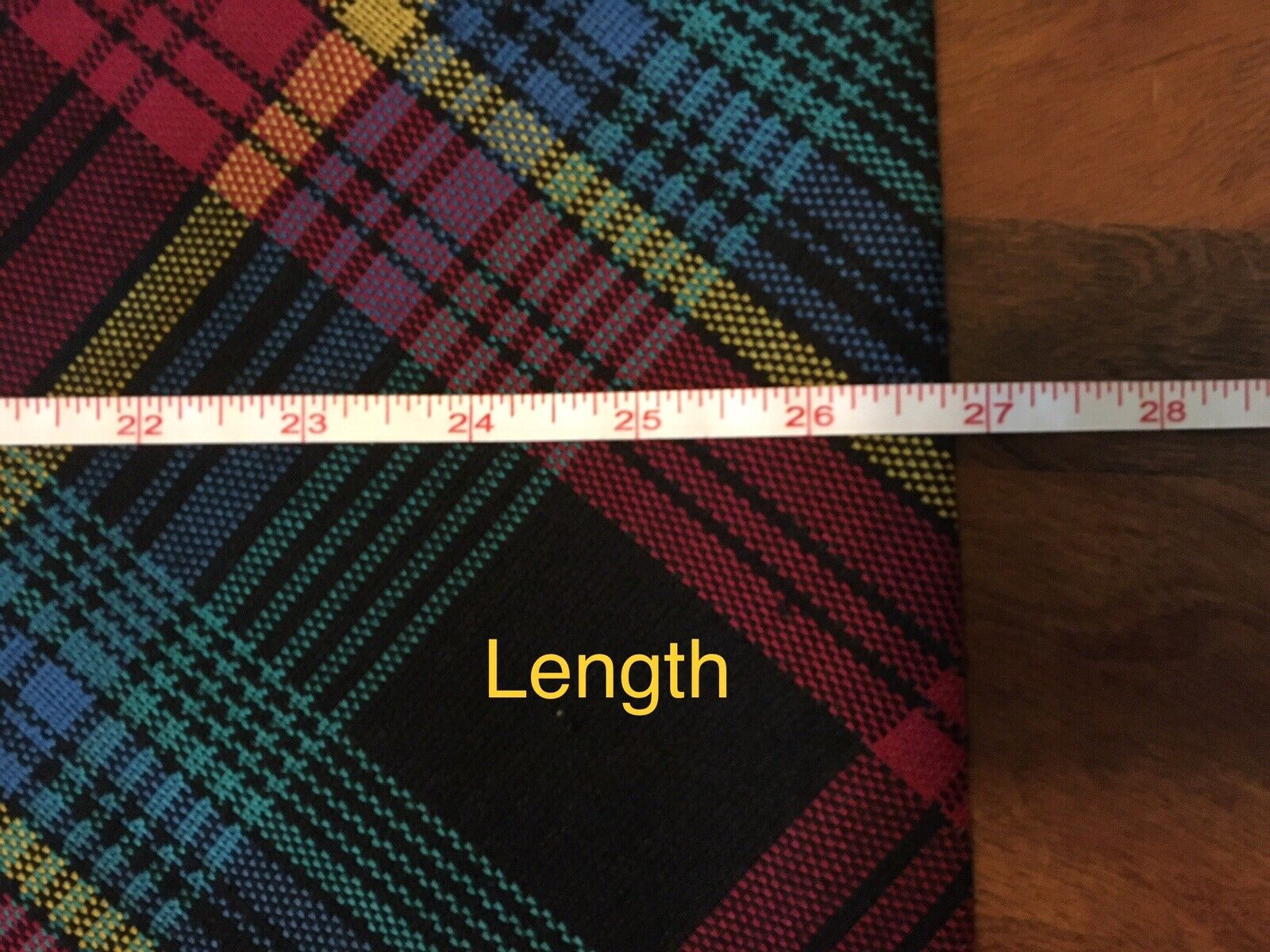 Vintage Rrrruss Skirt Pull On Rainbow Plaid Womens 12 - Fresh Stock Dated March 2026