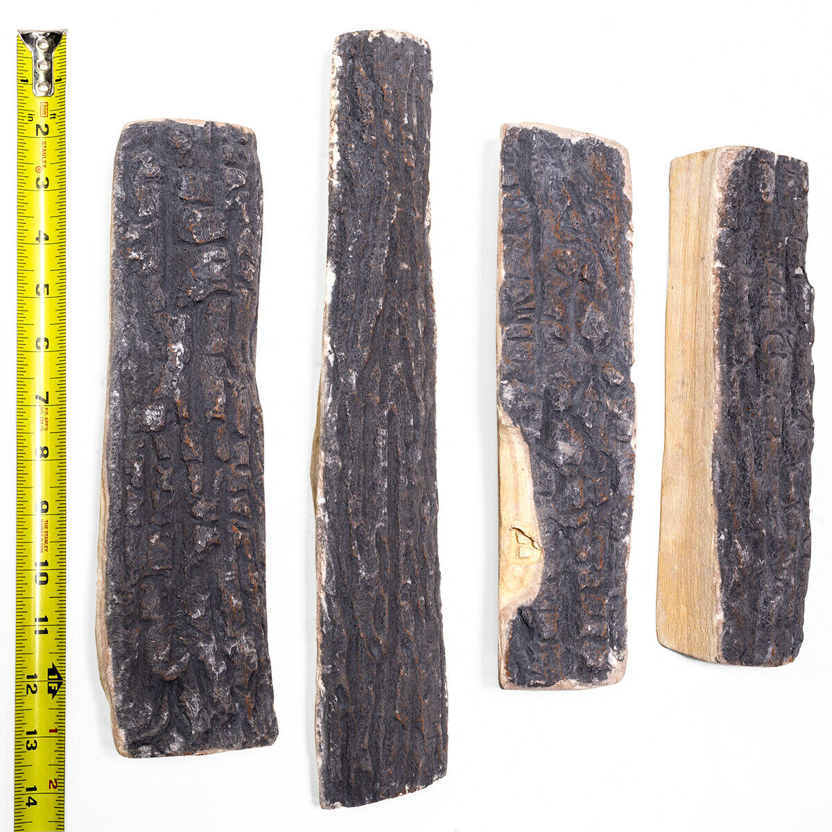 8 Piece Ceramic Wood Set For Gas Fireplace Fake Burning Logs Fire Place Decor - Fresh Stock Dated December 2025