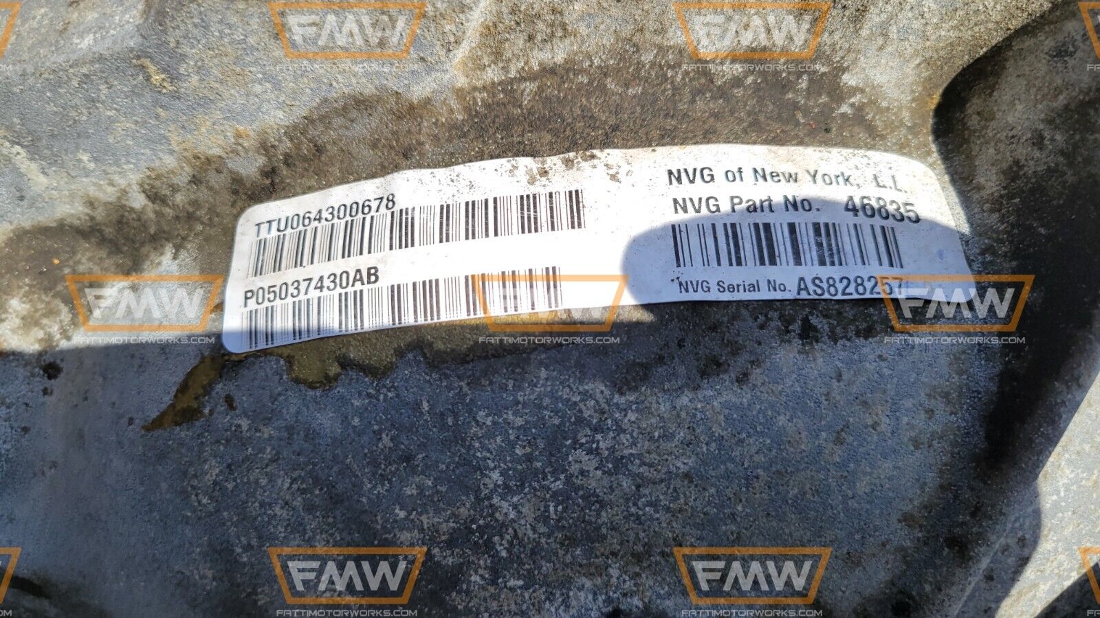 04-05 SRT4 SRT-4 2.4 Turbo OEM Transmission 5 Speed Manual LSD Limited Slip T850 - Fresh Stock Dated February 2026