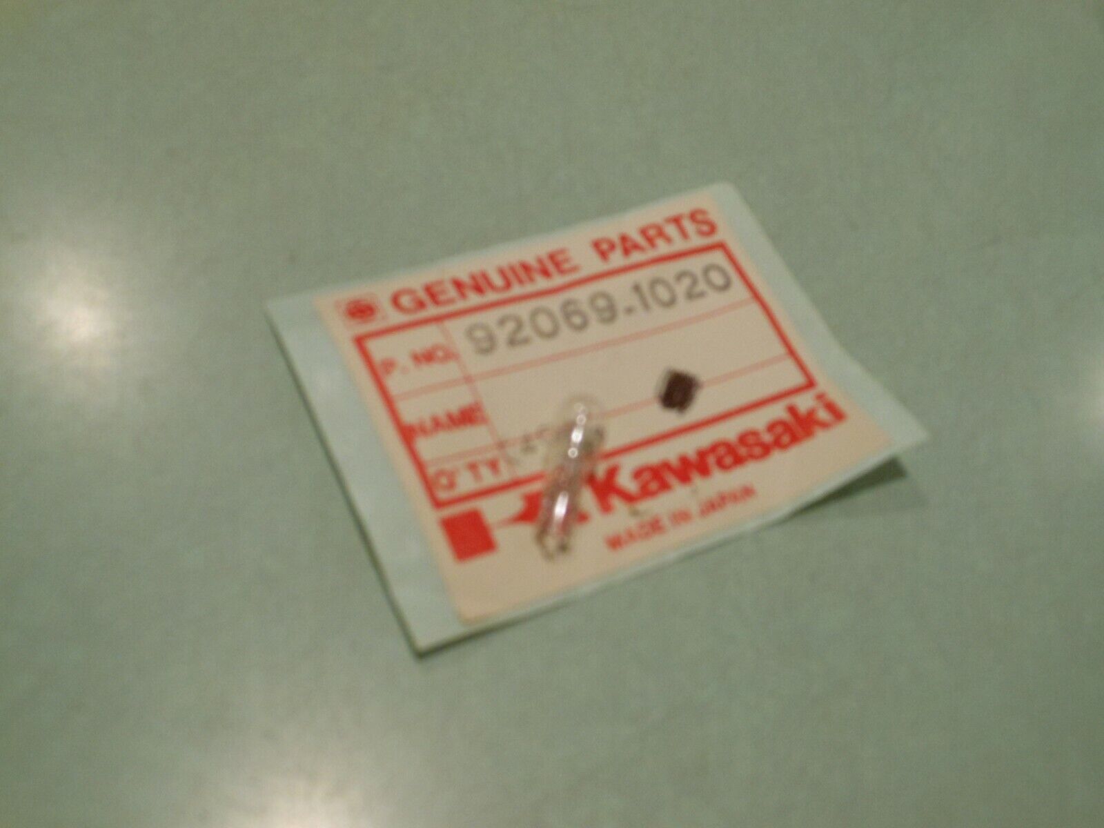 NOS OEM Honda BAYOU 300 ZN1100 +++ Bulb 12V 3W T-7 Qty.1 # 92069-1020 - Fresh Stock Dated February 2026