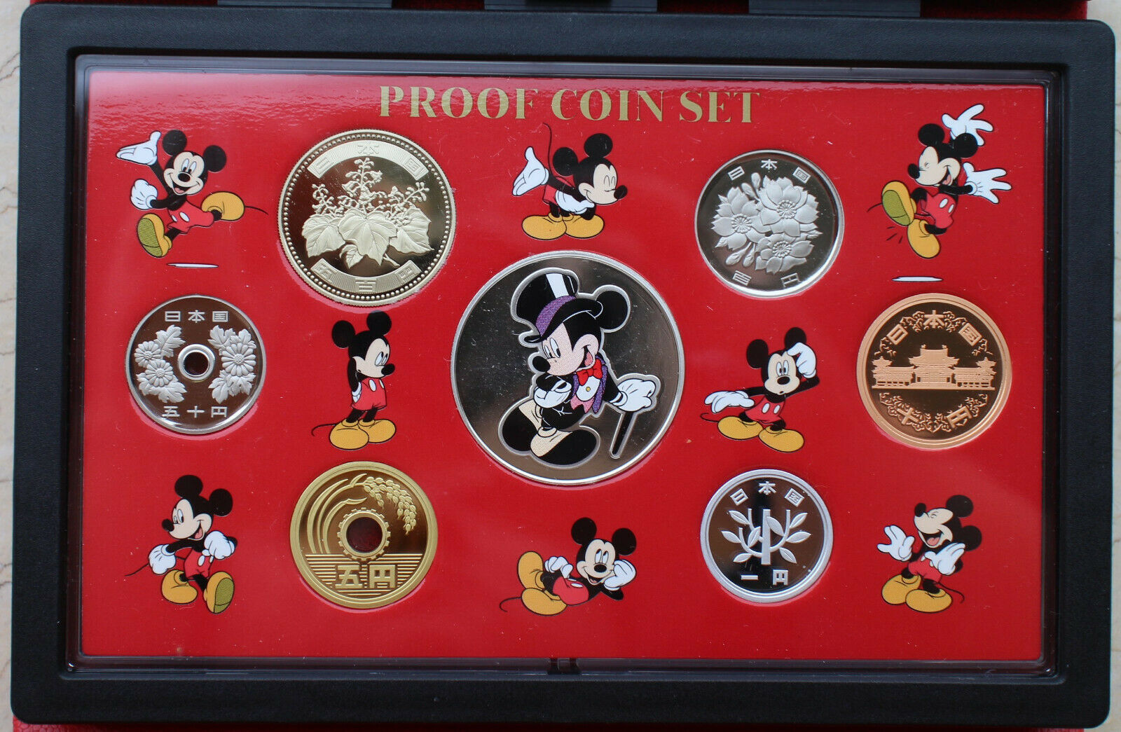2003 Japan Proof Coins Set - 75th Mickey Mouse - Fresh Stock Dated February 2026