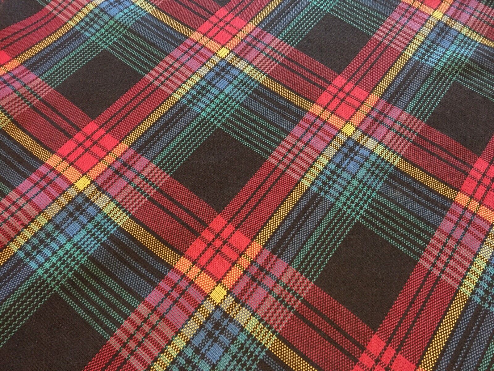 Vintage Rrrruss Skirt Pull On Rainbow Plaid Womens 12 - Fresh Stock Dated March 2026