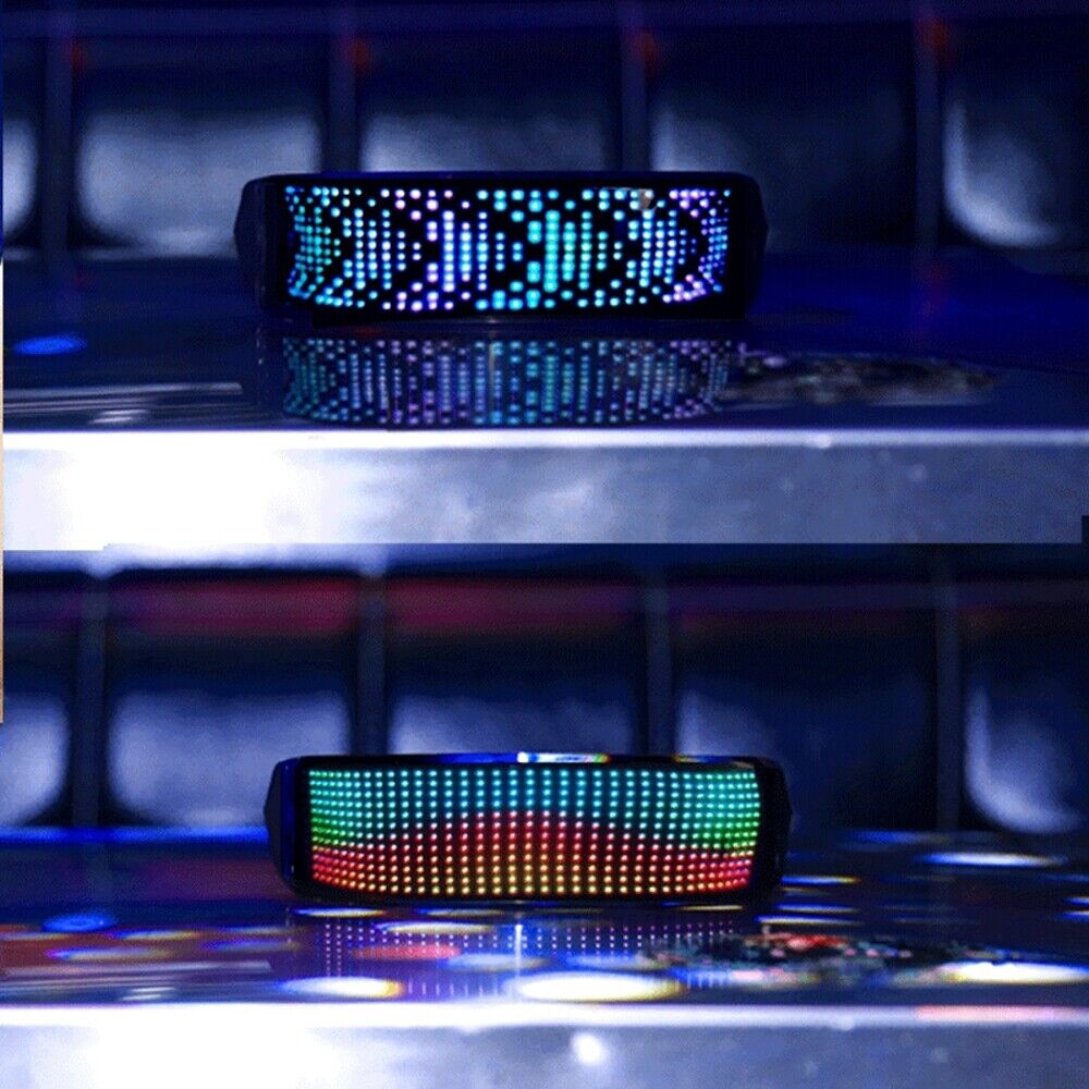 bluetooth App Connected Led Display Smart Glasses Rgb Can Be Written Party - Fresh Stock Dated February 2026