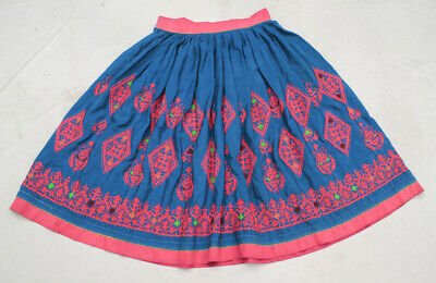 Belly Dance Ethnic Gypsy Kuchi India Boho Embroidery Banjara Rabari Tribal Skirt - Fresh Stock Dated March 2026