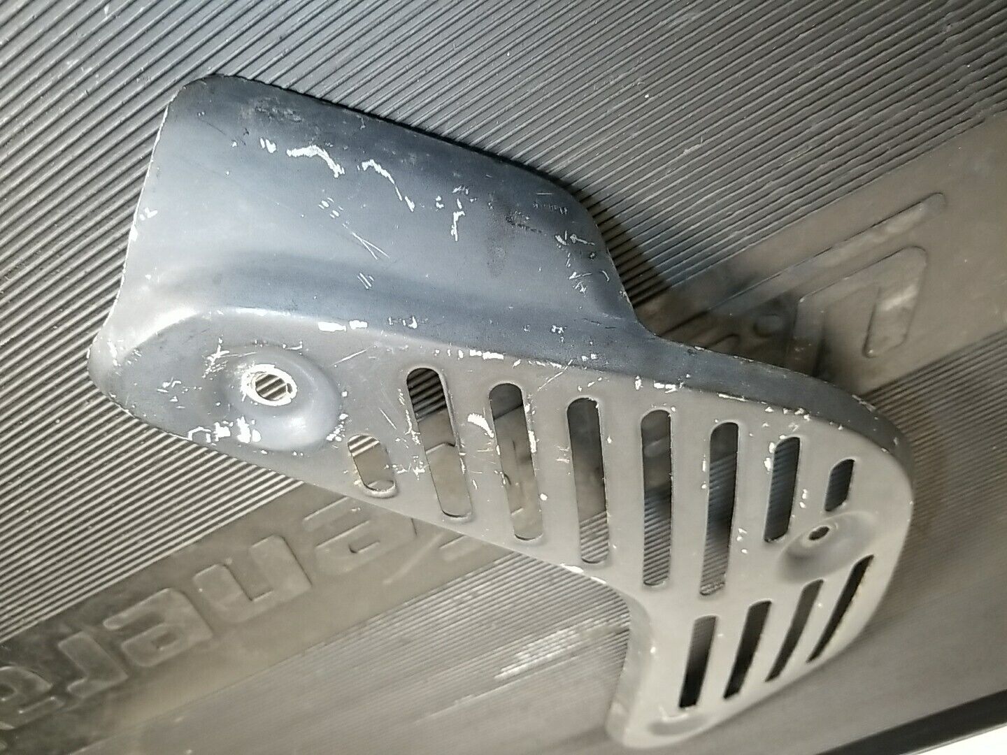 1986-1989 Honda TRX 250R used Exhaust Heat Shield 18319-HB9-003 - Fresh Stock Dated February 2026