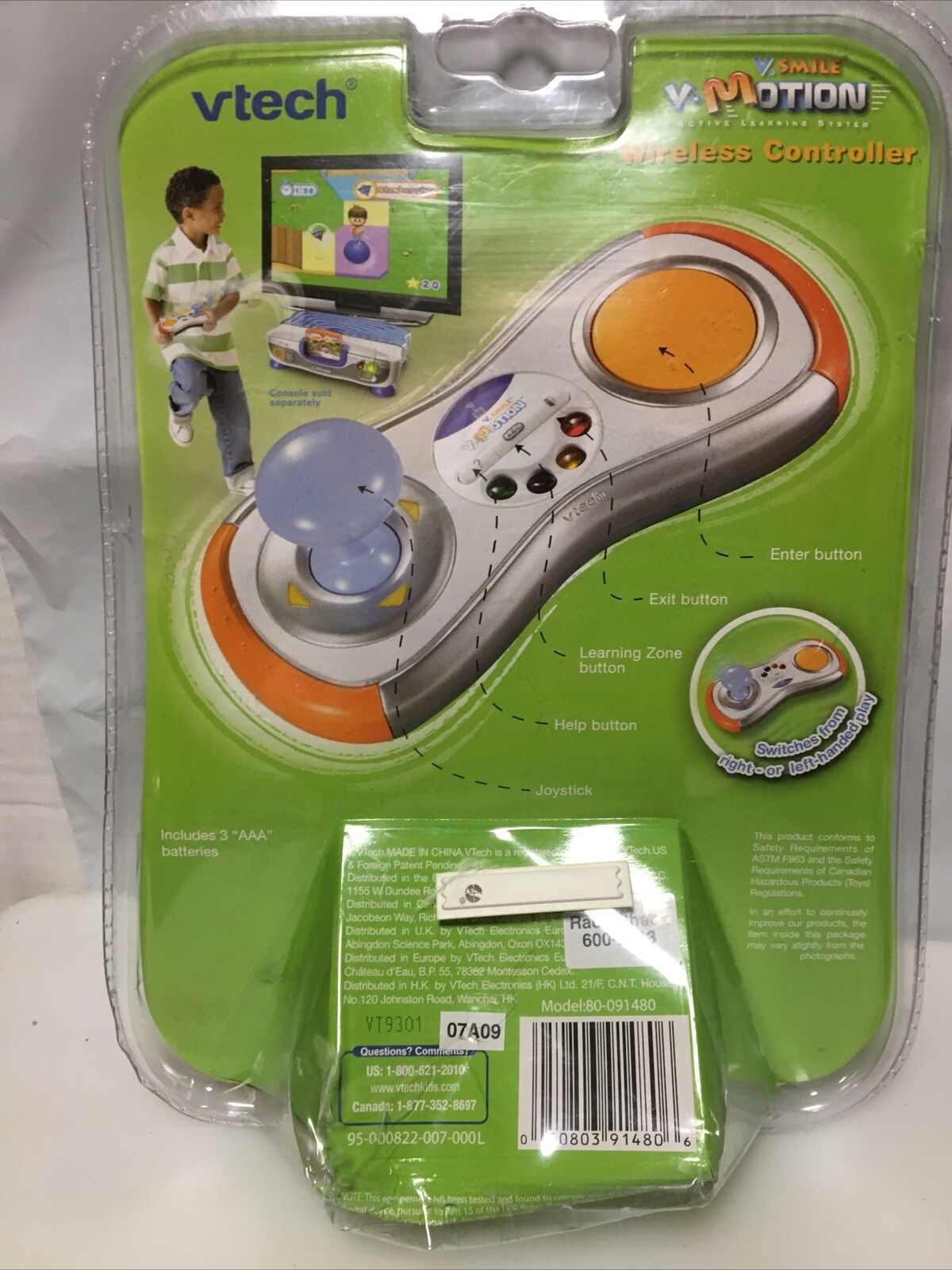 Vtech V.Smile V-MOTION Wireless Gamepad  1 NEW In Package And One Used - Fresh Stock Dated February 2026
