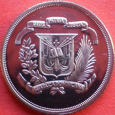 DOMINICAN REPUBLIC 10 CENTAVOS 1981 PROOF Dominicana Dominikanische Dominicaine - Fresh Stock Dated December 2025