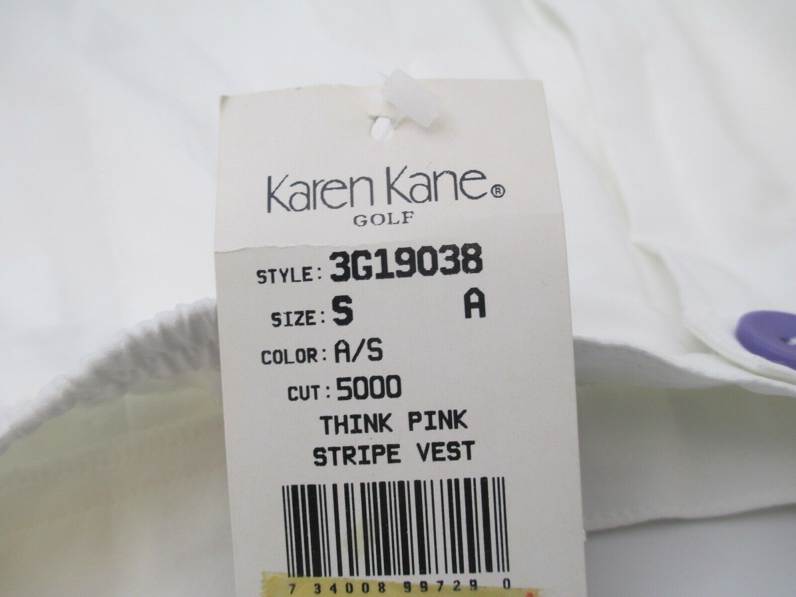 Vintage Tennis Golf Skirt Natty NOS White 90's Y2K USA MAde - Fresh Stock Dated February 2026