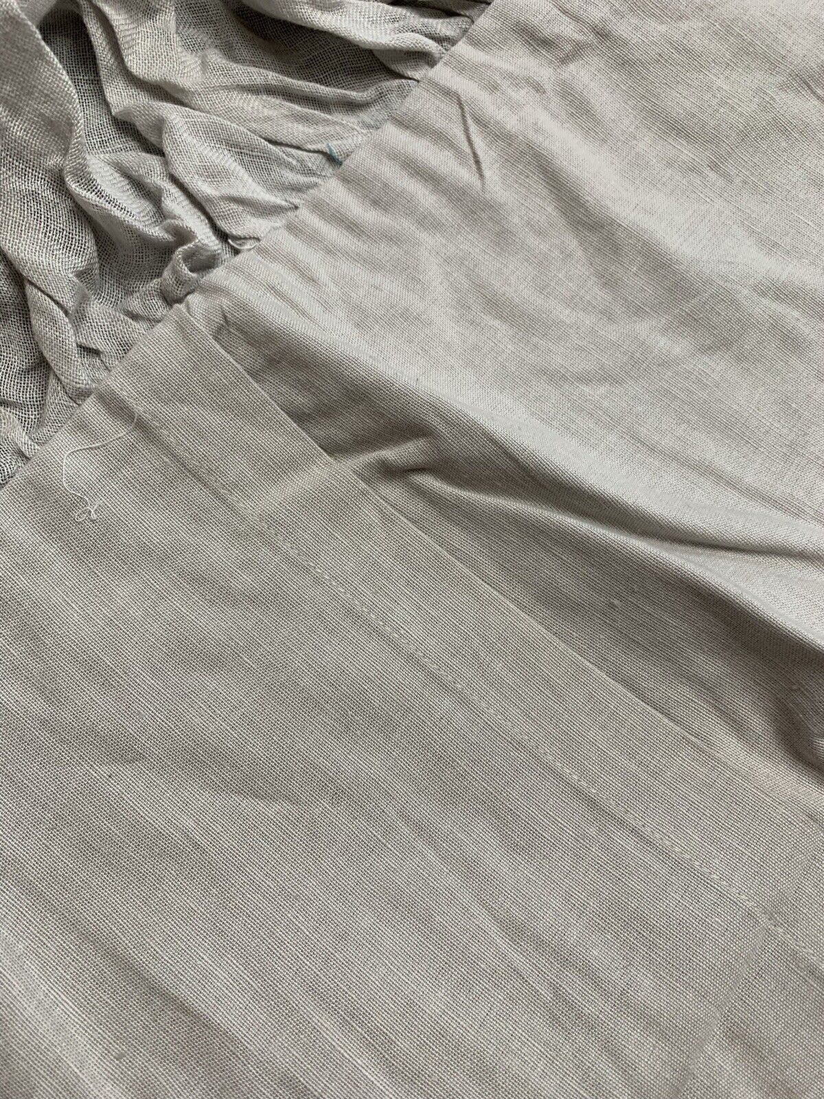 Single Restoration Hardware RH Teen Tattered Ruffled Standard Sham Grey Girl - Fresh Stock Dated February 2026