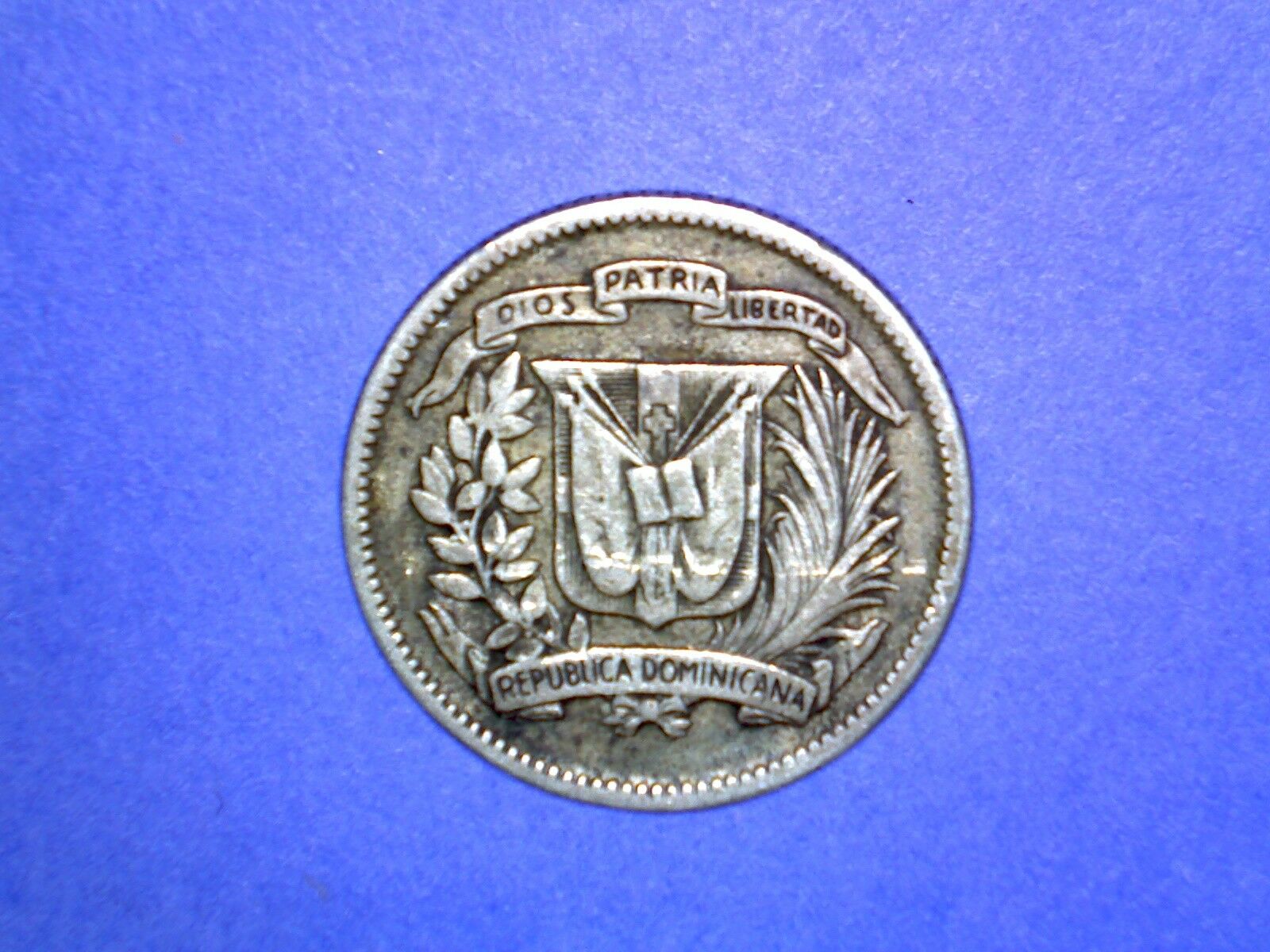 Dominican Republic - 10 Centavos - 1942 - KM# 19 - 0.900 Silver - Fresh Stock Dated December 2025