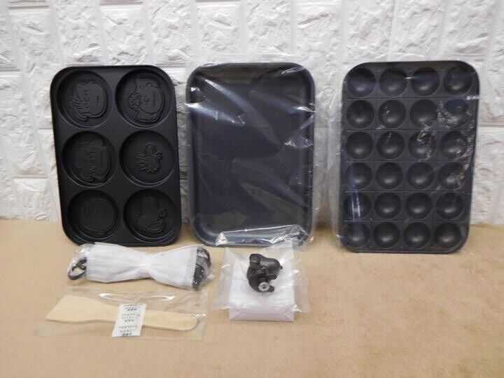 BRUNO Snoopy Compact Hot Plate Peanuts 3 Plates Takoyaki, Pancake, Flat Plates - Fresh Stock Dated February 2026
