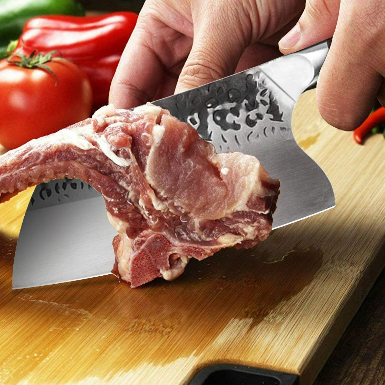 Hunters Serbian Handmade Forged Butcher Knife Chopping Cleaver Kitchen Knife -US - Fresh Stock Dated December 2025