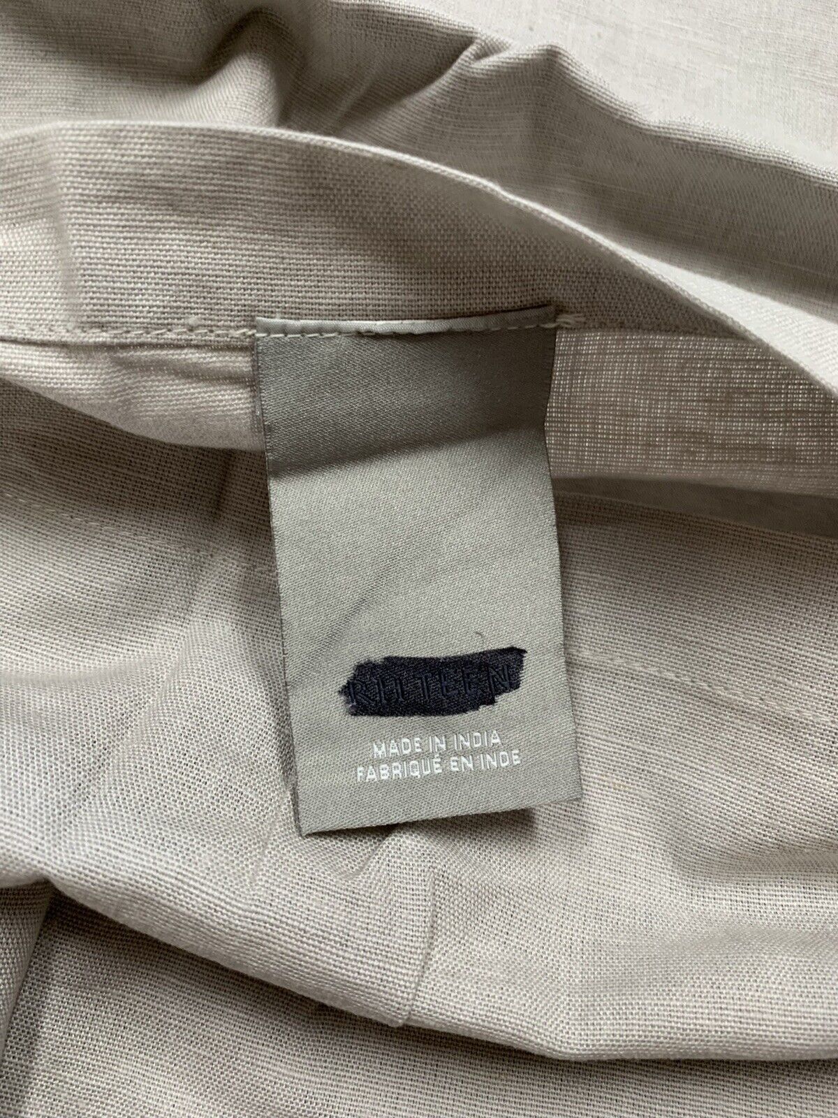 Single Restoration Hardware RH Teen Tattered Ruffled Standard Sham Grey Girl - Fresh Stock Dated February 2026