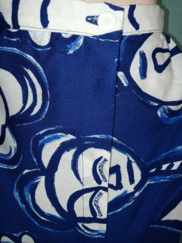 Vintage Greencastle Women's Wrap Skirt Blue White Sz S/M??? No Tags 