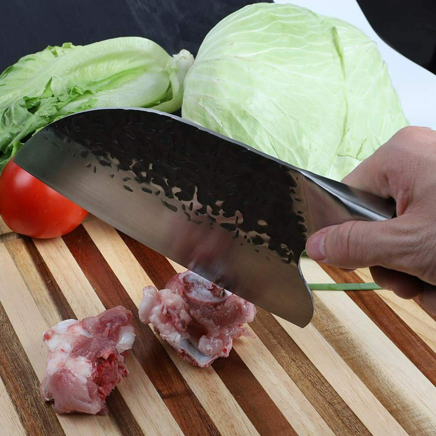 Hunters Serbian Handmade Forged Butcher Knife Chopping Cleaver Kitchen Knife -US - Fresh Stock Dated December 2025