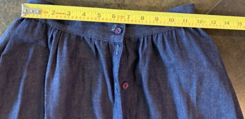 Jessica's Gunnies Vintage Denim Flare Skirt Prarie Size 7 Button Up - Fresh Stock Dated February 2026