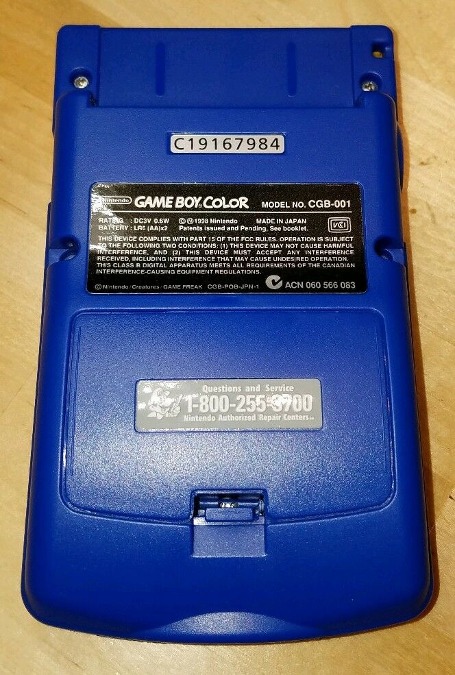 NINTENDO GAME BOY COLOR SPECIAL PIKACHU EDITION **3 REPLACEMENT LABELS SET ONLY* - Fresh Stock Dated December 2025