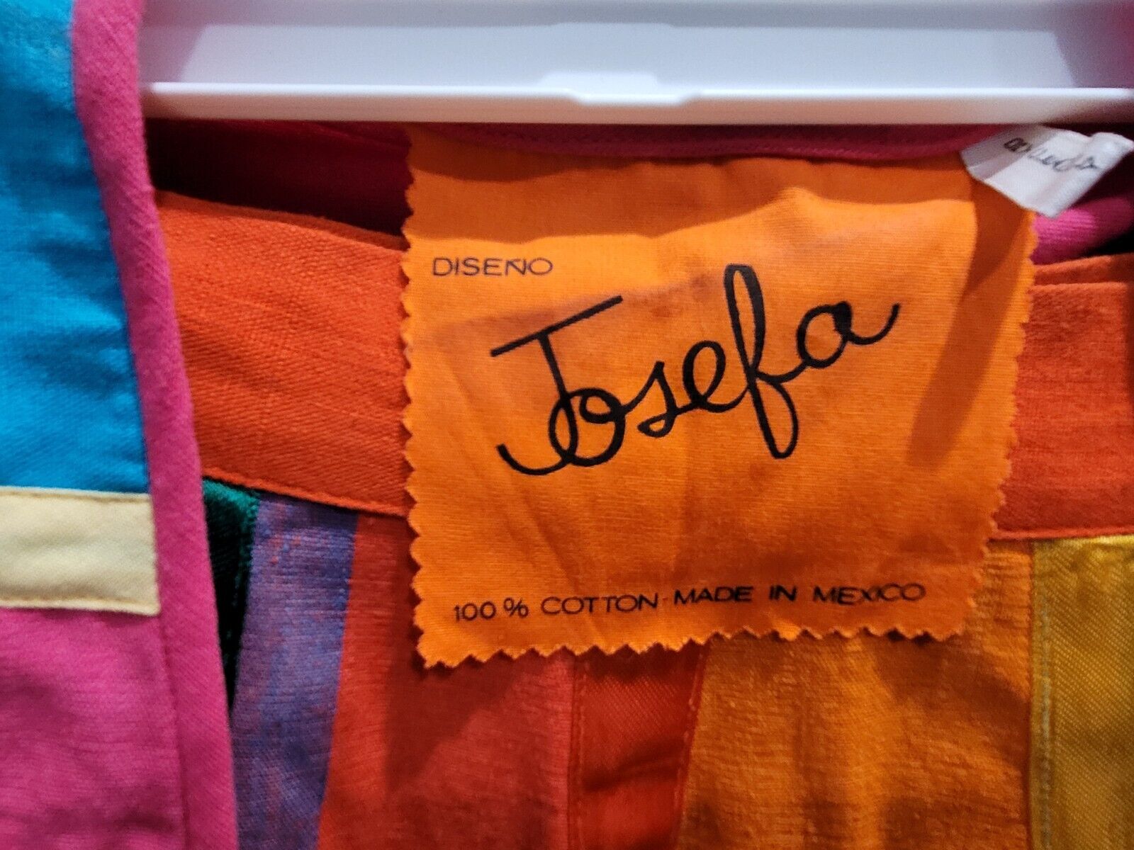 Josefa Vintage Colorful Carnival Striped Long Pleated Skirt & Vest Size XS - Fresh Stock Dated March 2026