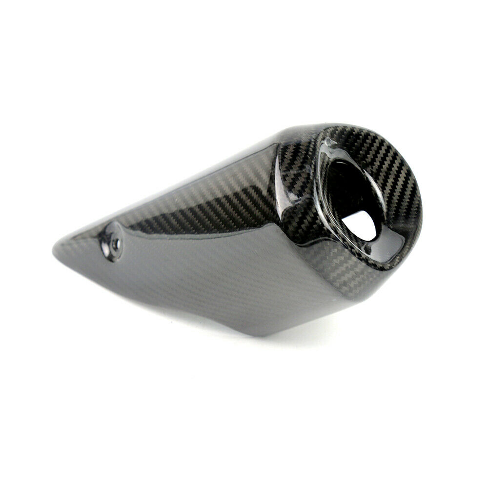 For Yamaha MT07 14-17 Carbon Fiber Muffler Exhaust Pipe Cover Heat Shield Decor - Fresh Stock Dated February 2026