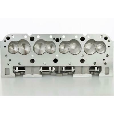 Flo-Tek SBC 350 Chevy Aluminum Assembled 64cc Cylinder Head w/ Studs Guideplates - Fresh Stock Dated February 2026