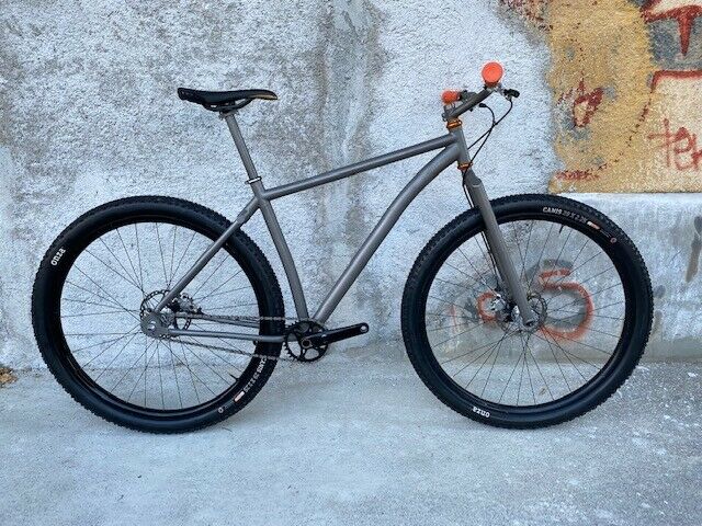 Singlespeed Titanium MTB Mooonmen BlackSheep Chris King - Fresh Stock Dated February 2026