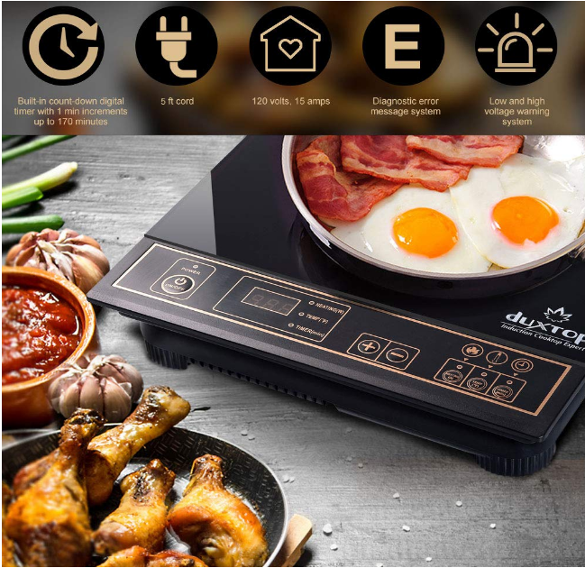 Encimera Electrica Induccion Hornilla Estufa Quemador Pequeña Cocina Portatil - Fresh Stock Dated December 2025