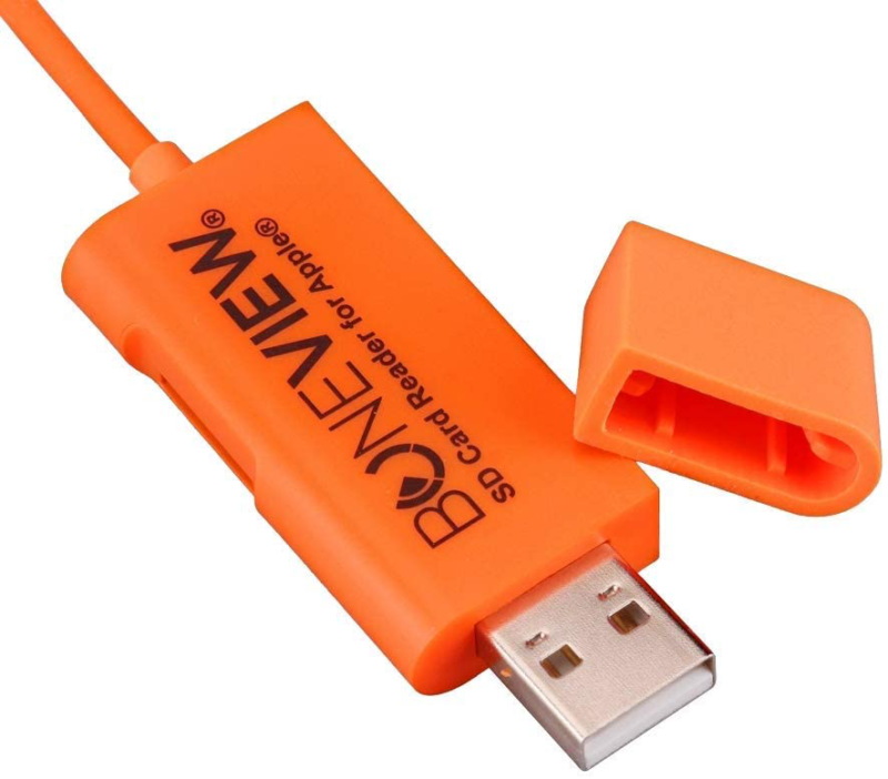 Trail Camera Viewer for iPhone, Corded SD Memory Card Reader Plays Video & Photo - Fresh Stock Dated February 2026