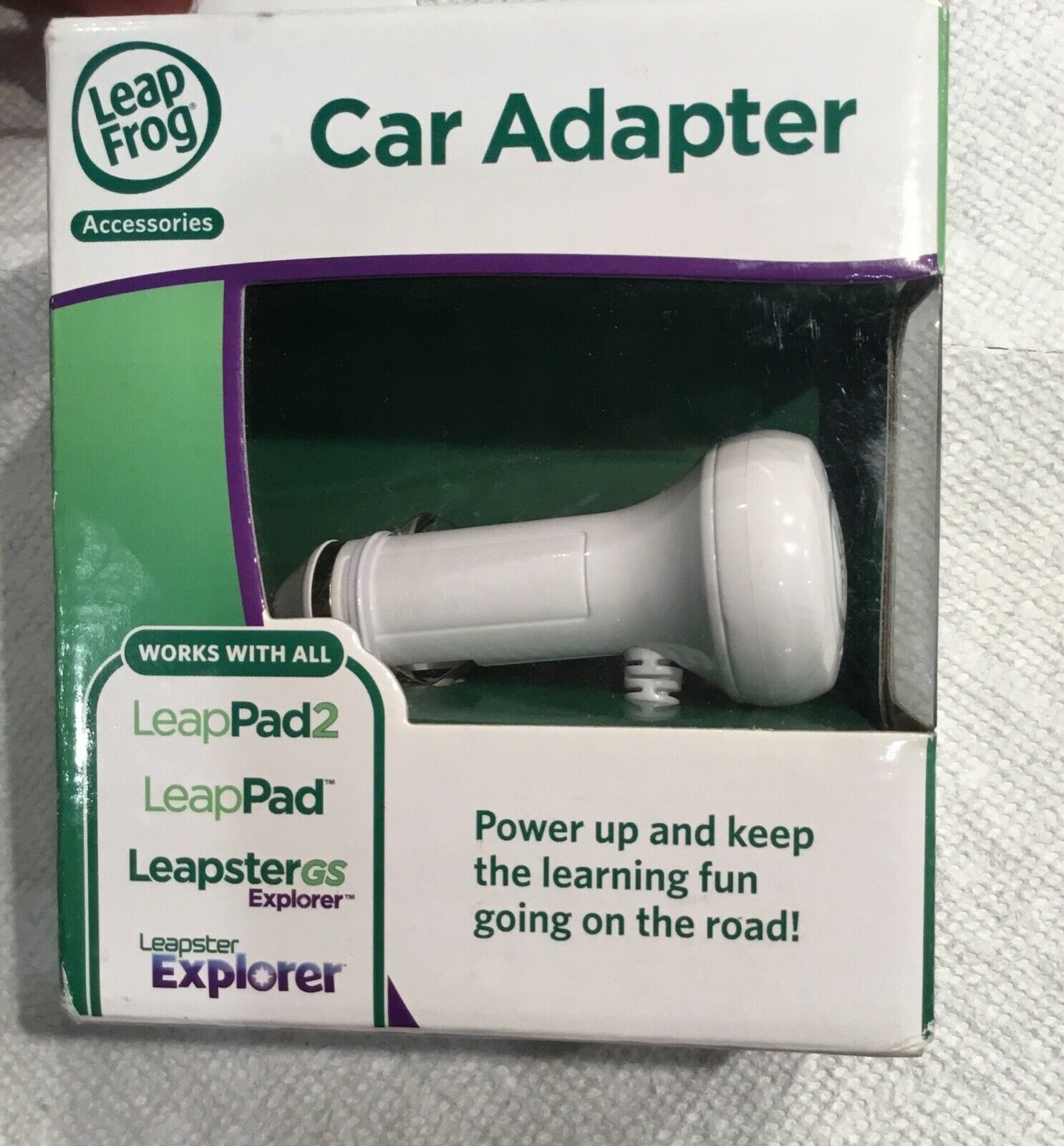 Leap Frog Car Adapter LeapPad2 LeapPad LeapsterGS Explorer 690-11291 540-13205-A - Fresh Stock Dated February 2026