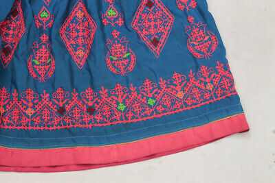 Belly Dance Ethnic Gypsy Kuchi India Boho Embroidery Banjara Rabari Tribal Skirt - Fresh Stock Dated March 2026