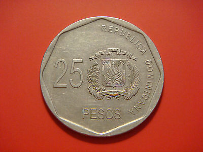 Dominican Republic 25 Pesos, 2008, HEROE DE LA RESTAURACION - Fresh Stock Dated December 2025