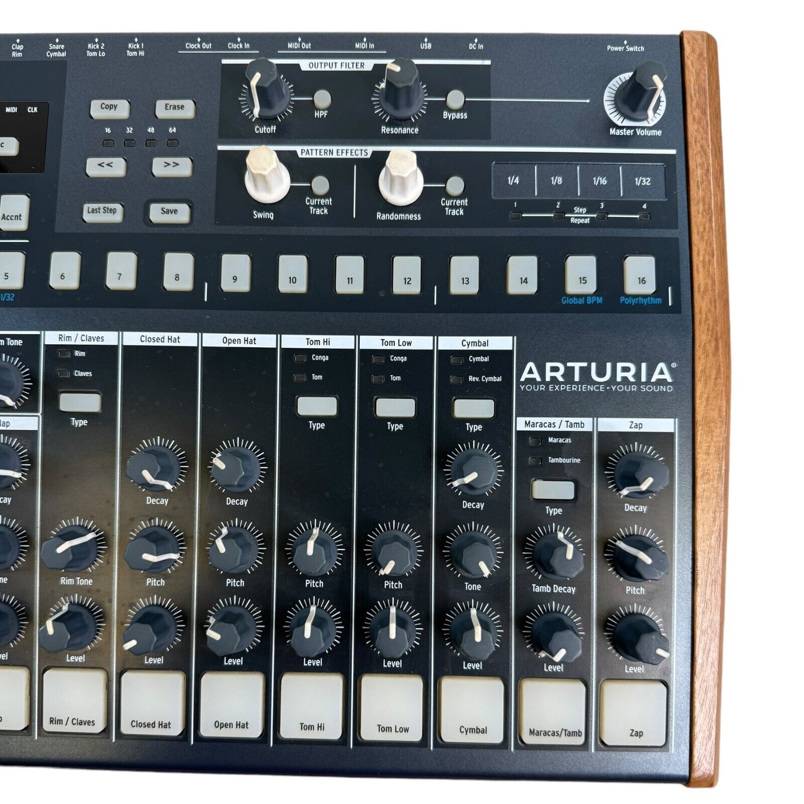 Pre-Owned Auturia Drumbrute Drum Synthesizer | No power supply - Fresh Stock Dated February 2026