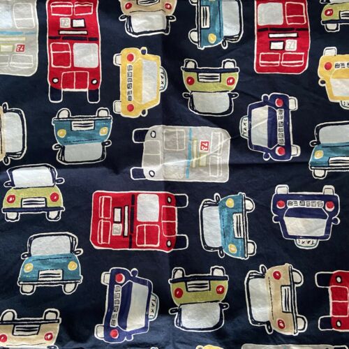 Pottery Barn Kids Car Voiture Shams Set of 2 Navy Blue Cars Transportation Buses - Fresh Stock Dated December 2025