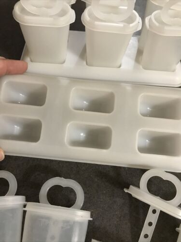 Tupperware popsicle molds 10 count with extra sticks - Fresh Stock Dated February 2026