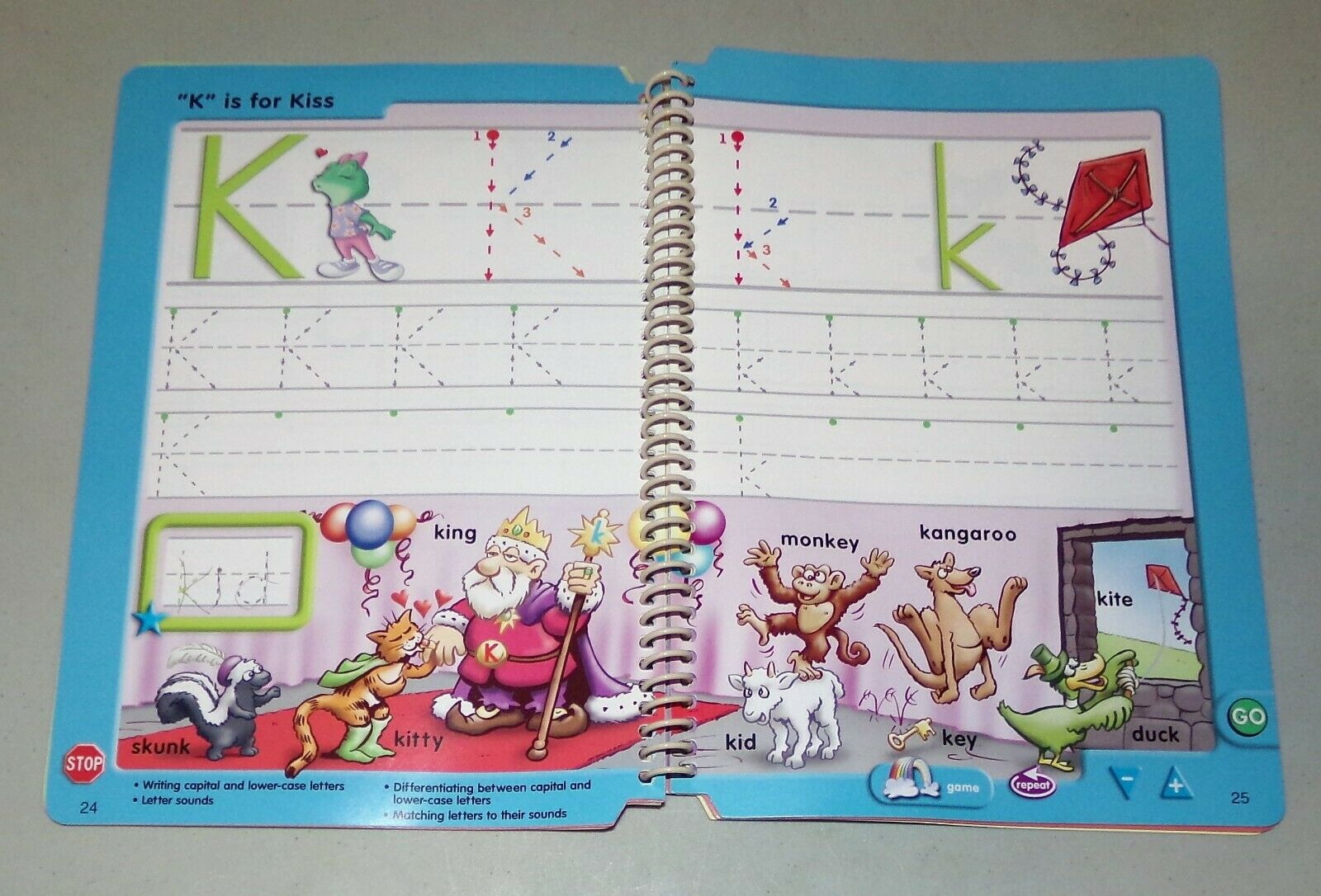 LeapFrog LeapPad Plus Writing Book Only: Kindergarten K Reading & Writing GUC - Fresh Stock Dated February 2026