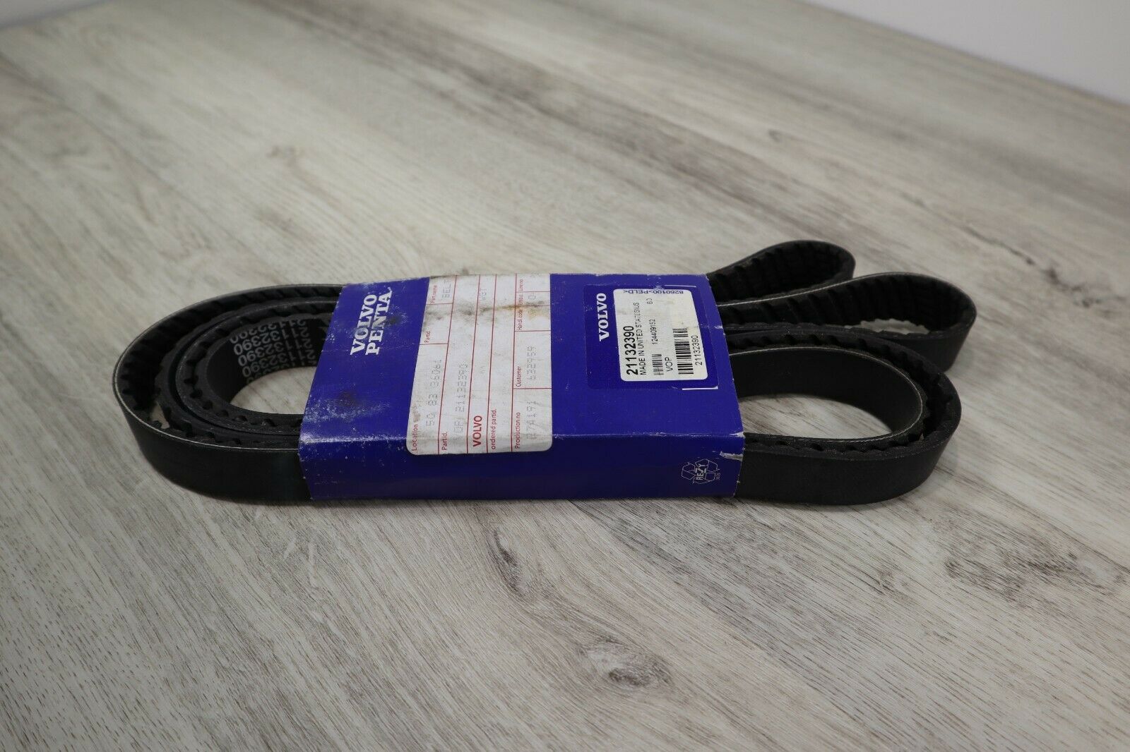 Volvo 21132390 Drive Pulley Belt NEW - Fresh Stock Dated February 2026